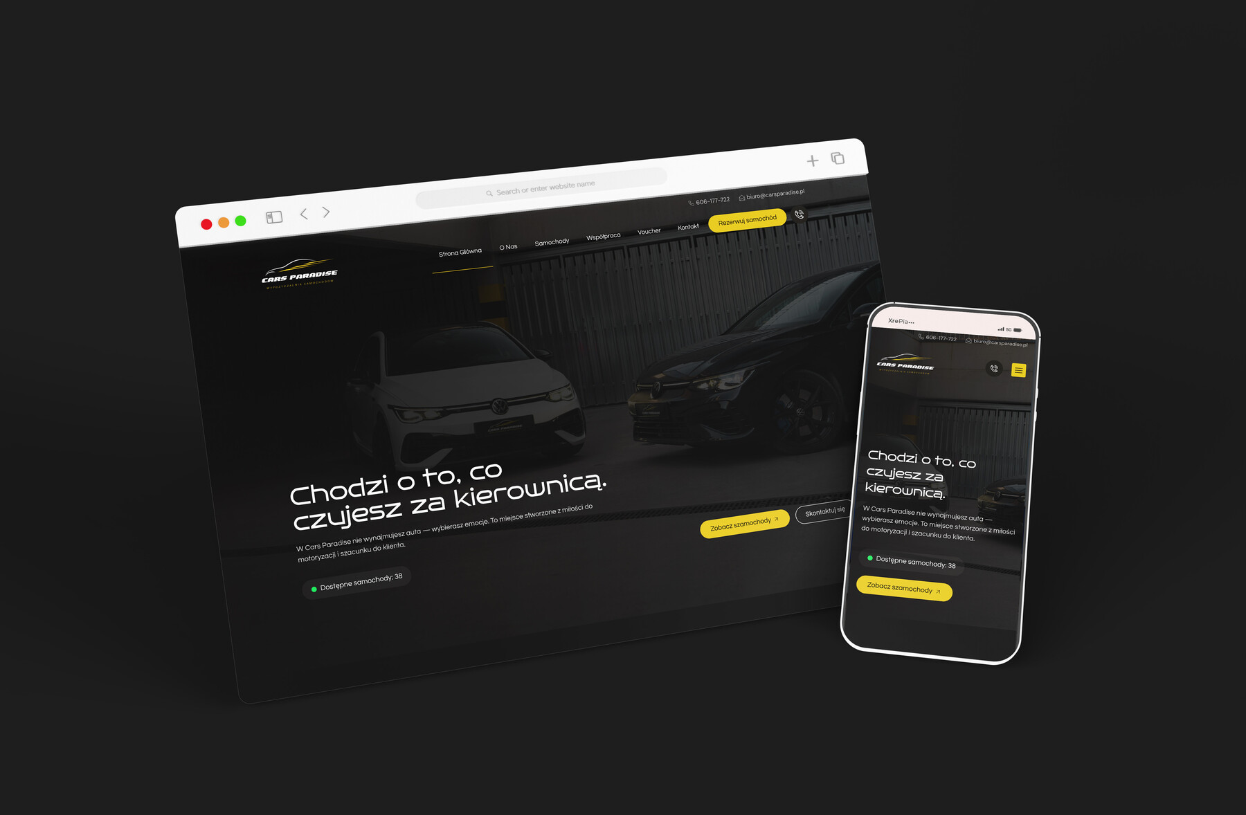 Realizacja klikamy.net — Cars Paradise