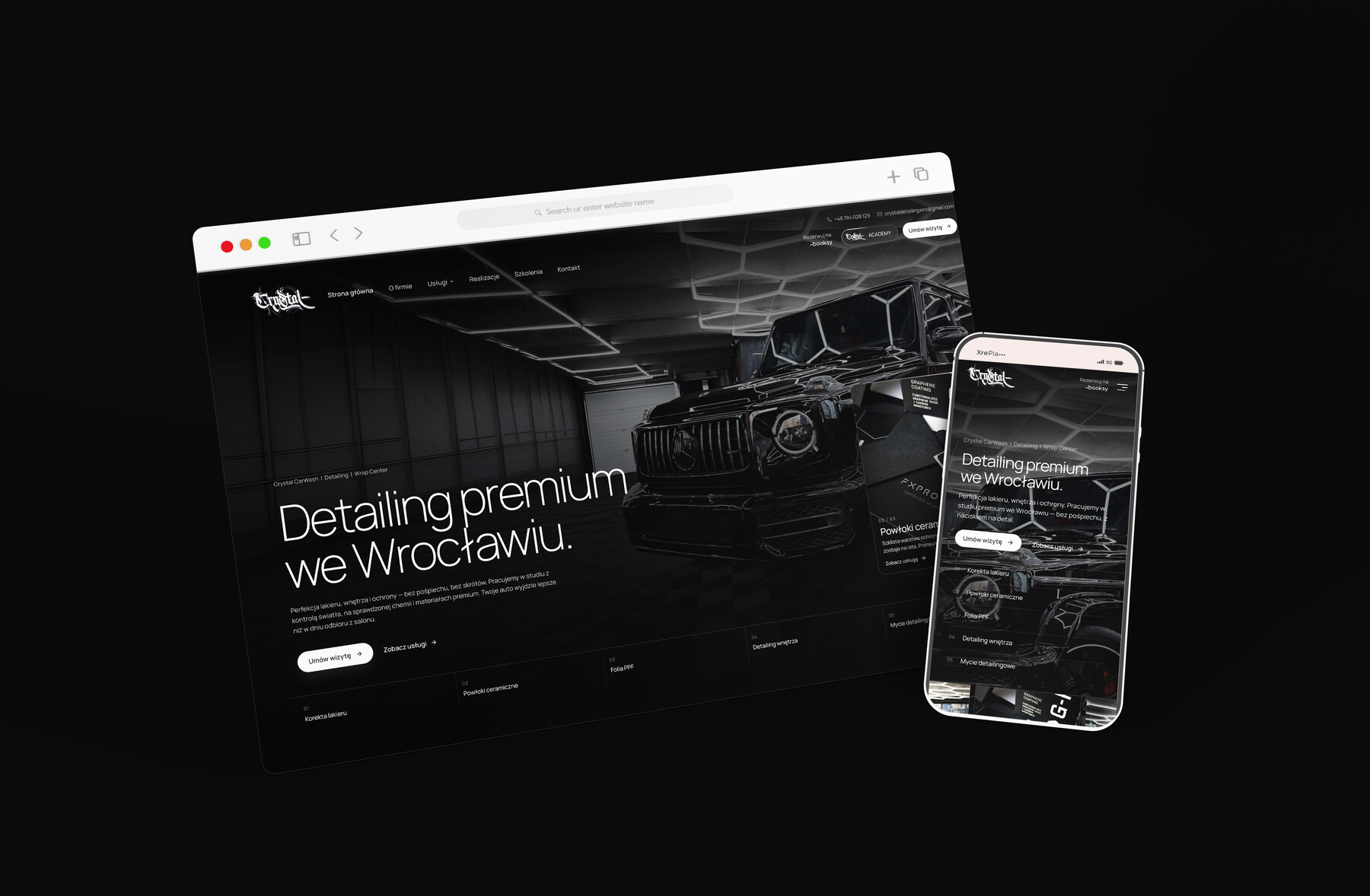 Realizacja klikamy.net — Crystal Detailing