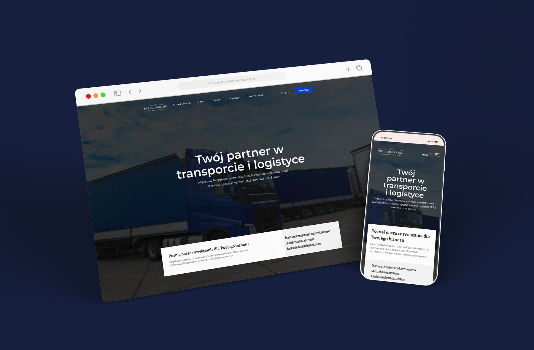 Realizacja klikamy.net — HSK Commodities