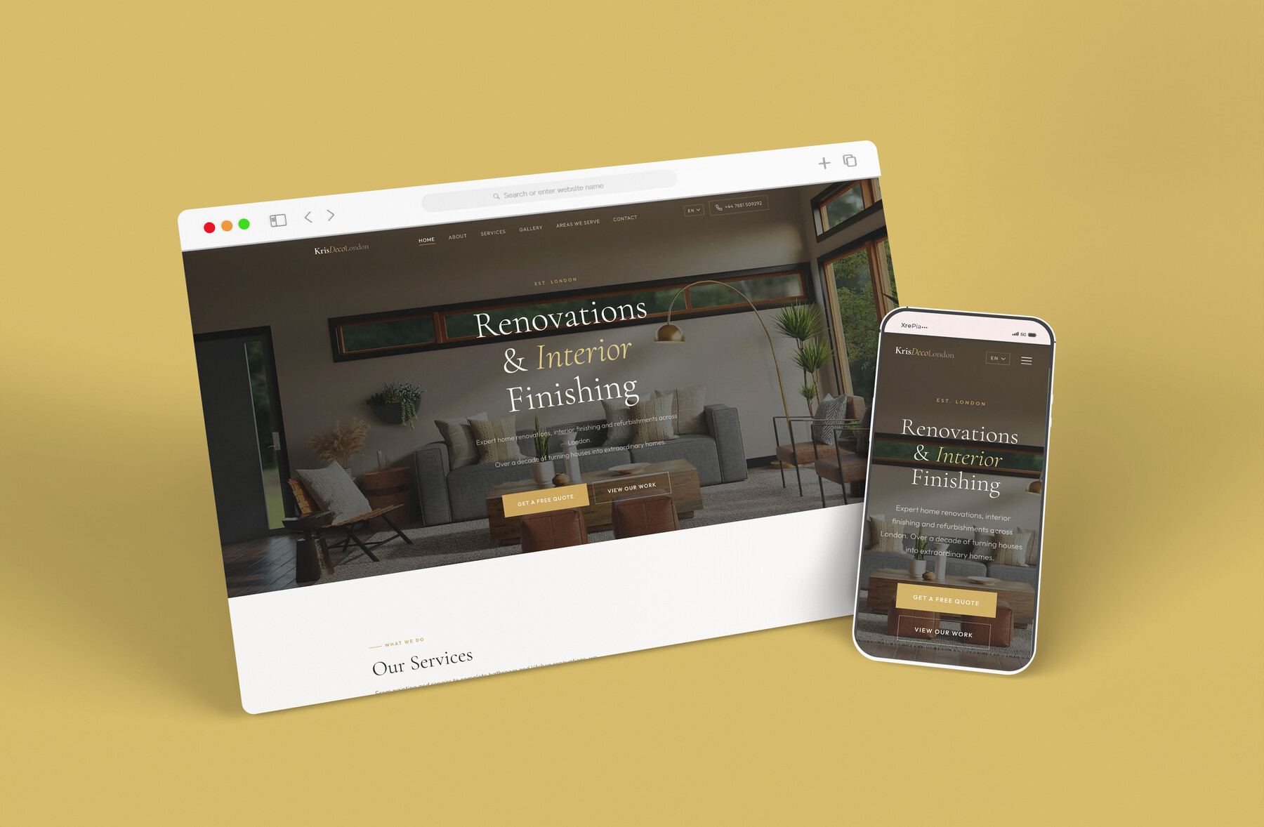 Realizacja klikamy.net — KrisDeco London