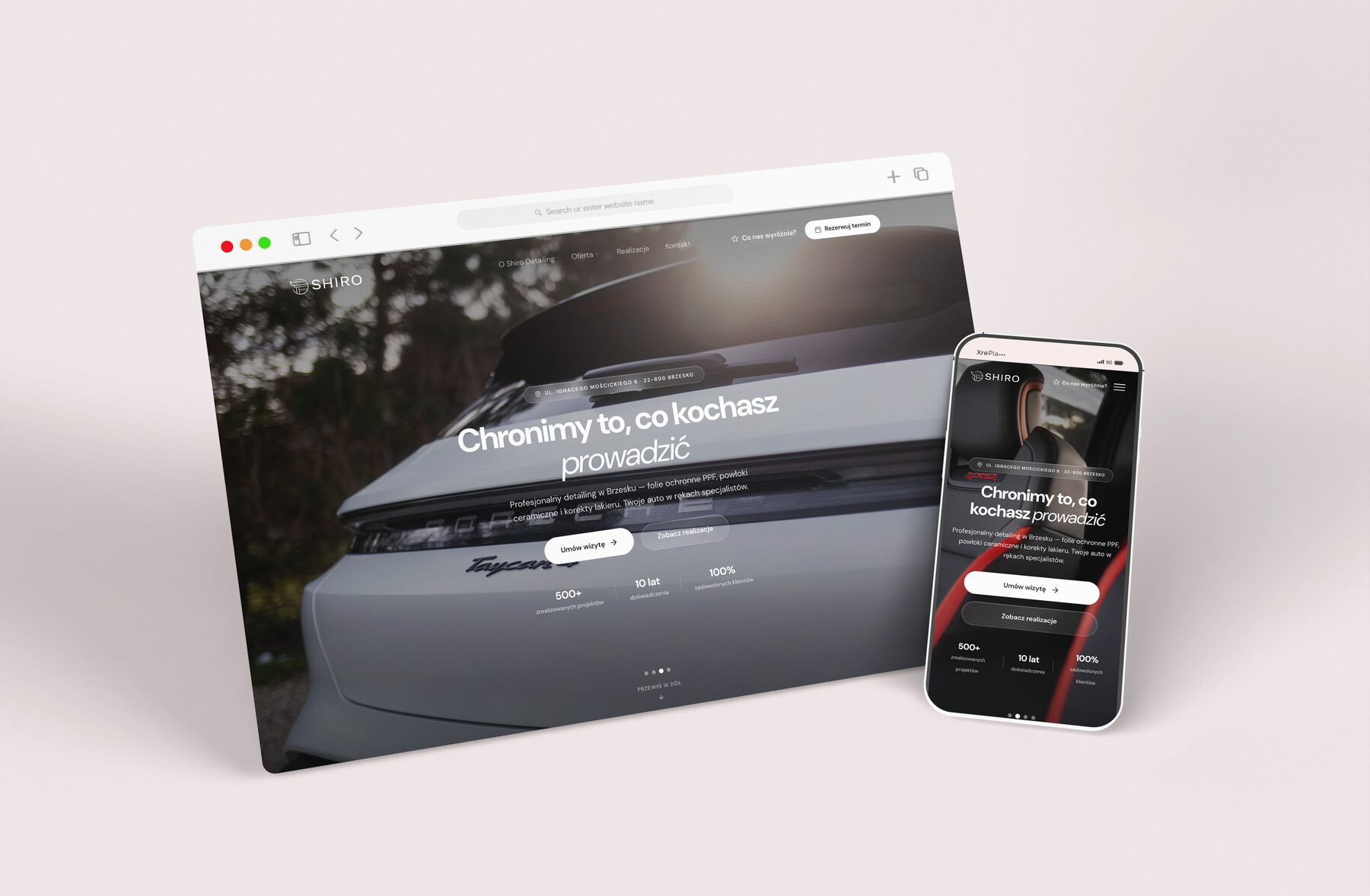 Realizacja klikamy.net — Shiro Detailing