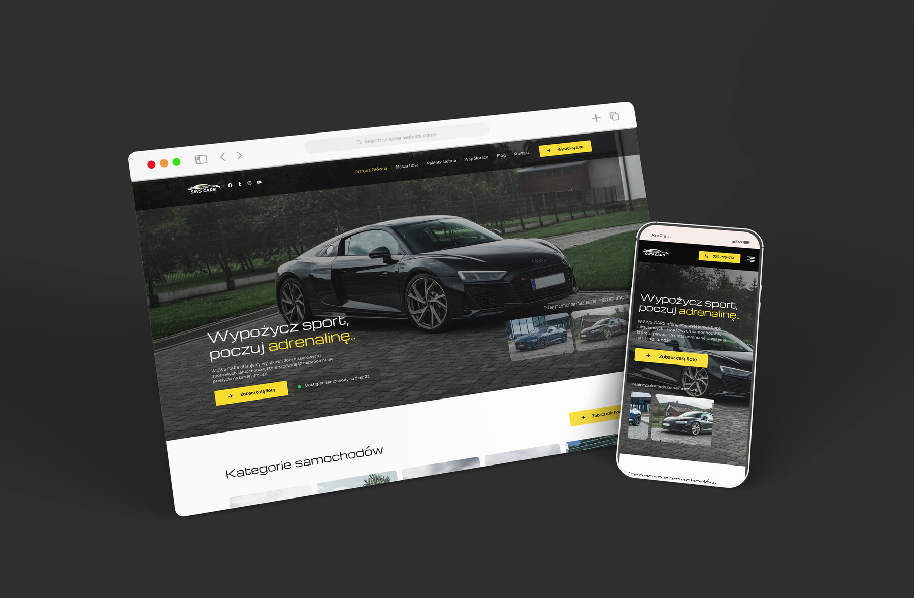 Realizacja klikamy.net — SWS Cars